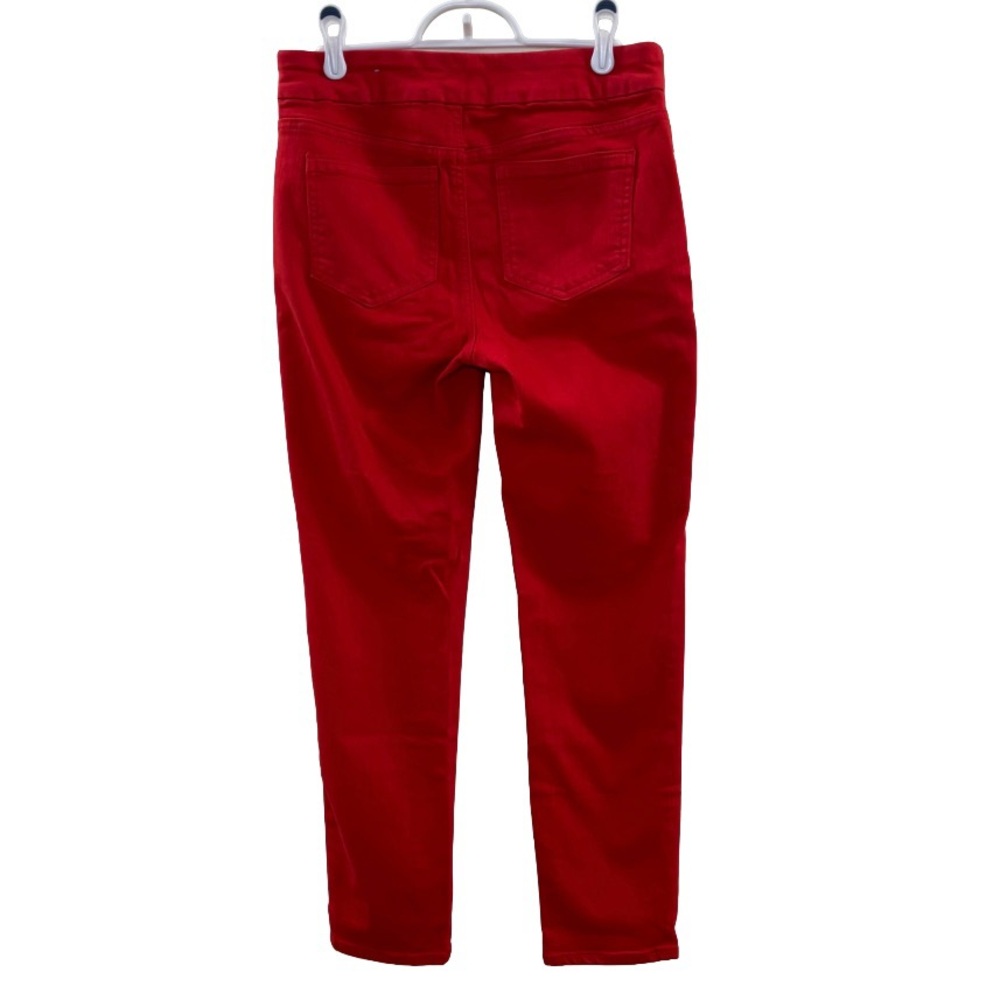 Chico's Pull On Jegging Ankle Pants Red Orange US Size 4 Chico's Size 0R - Picture 2 of 9
